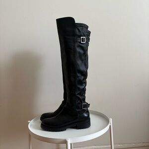 Vintage Italian Leather Knee-High Boots – EU 37.5